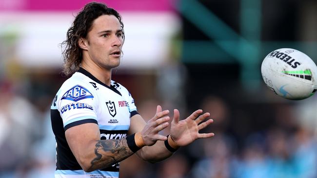 Nicho Hynes was solid for the Sharks. Picture: Brendon Thorne/Getty Images