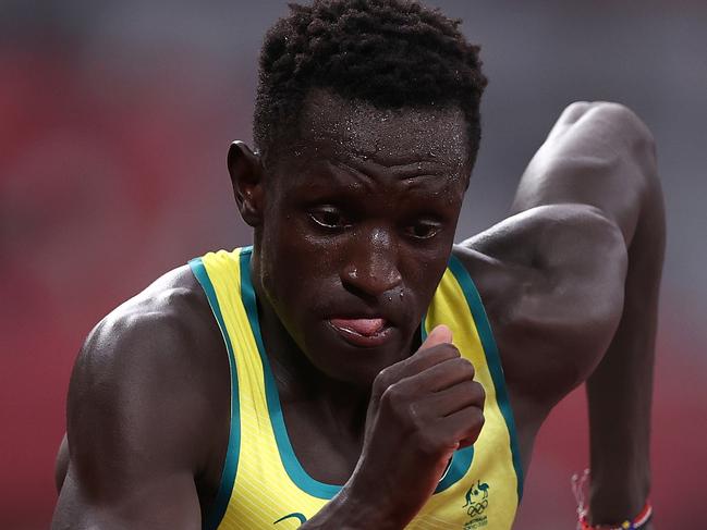 Peter Bol didn’t win a medal but he won plenty of Australian hearts with his Olympics performance. Picture: Getty Images