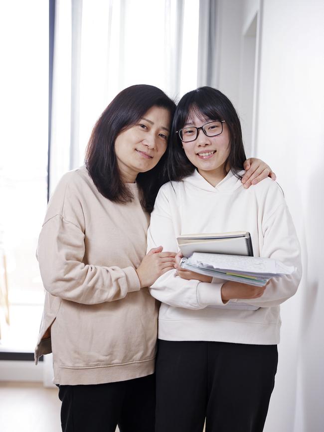 Colleen with her mum Yan Kong in Sydney. Picture: Sam Ruttyn