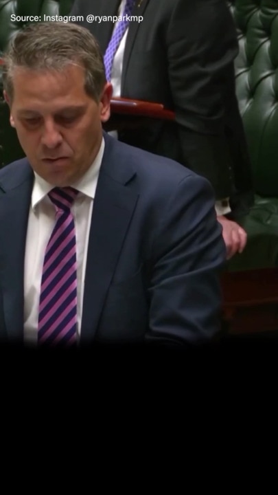 Ryan Park's message in parliament