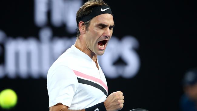 Roger Federer has won his 20th grand slam title. Picture: Getty