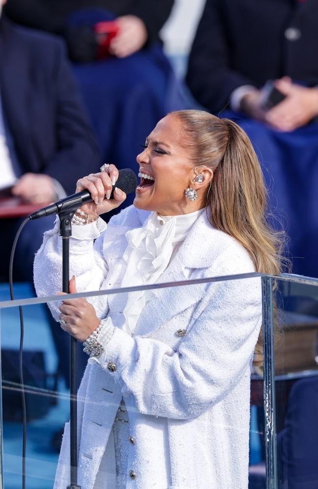 Joe Biden Jennifer Lopez, Lady Gaga perform at presidential