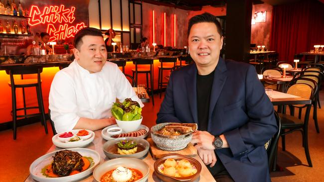 Chiki Chan’s executive chef Kelvyn Yeoh and director Johnny Jong are bringing a taste of the city to suburbs. Picture: Ian Currie