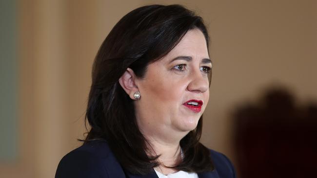 Queensland Premier Annastacia Palaszczuk is using the crisis to whip up hysteria. Picture: Tara Croser