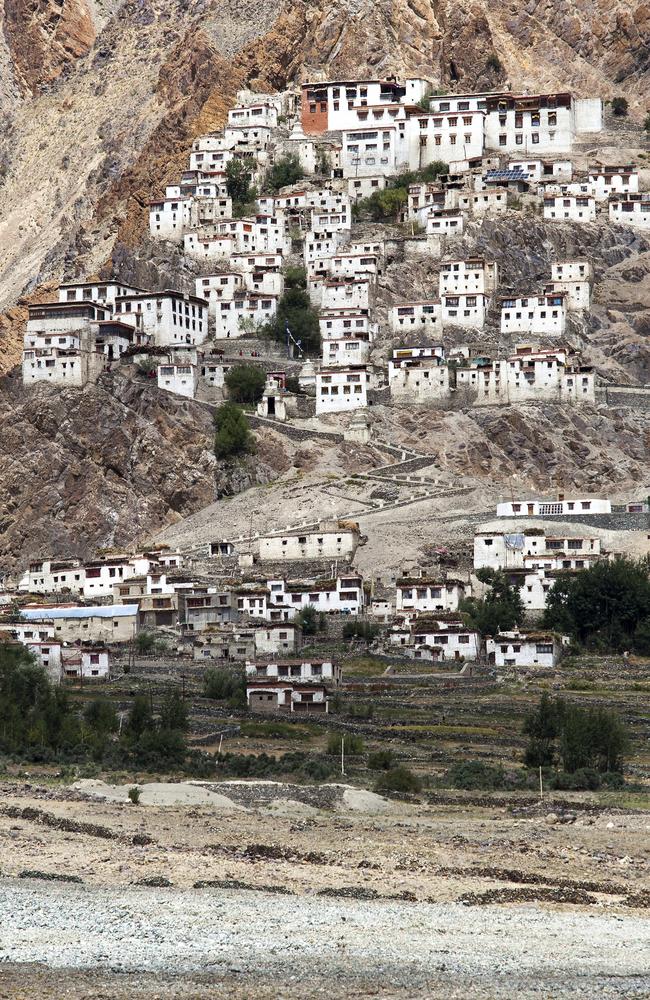 A Buddhist monastery in Zanskar valley.