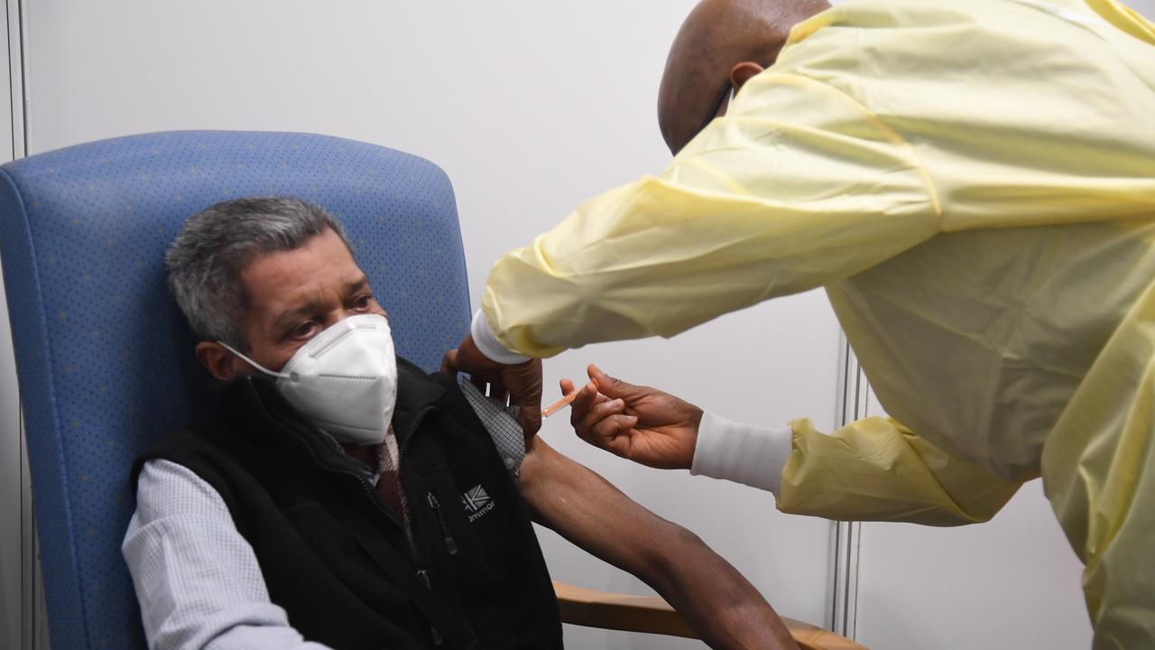 A vaccine is delivered at the Excel Vaccination Centre on January 11, 2021 in London, England. Picture: Jeremy Selwyn – WPA Pool/Getty Images