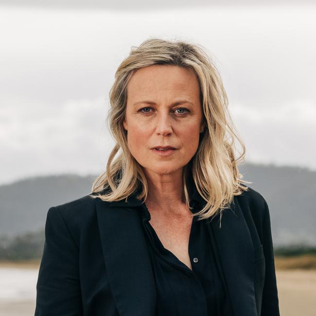 Marta Dusseldorp created, co-produced and starred in TV series Bay of Fires, which was filmed in Tasmania. Picture: Adam Gibson