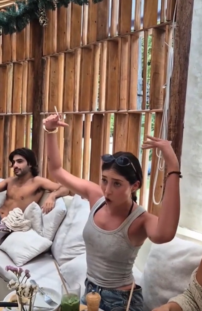 She reportedly went on an arrogant rant, saying ‘My money builds your country’. Picture: ViralPress