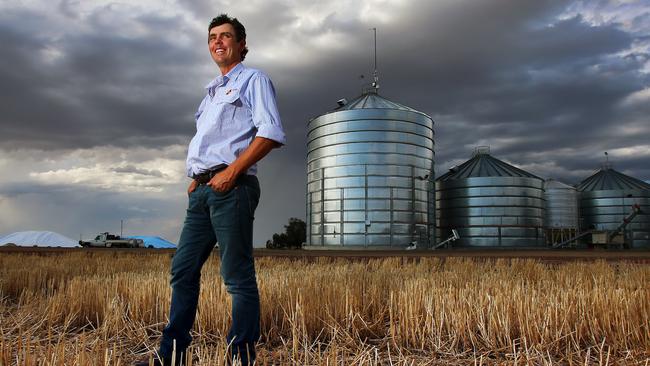 Former grain producer Stuart Tighe on his NSW property. Picture: Aaron Francis