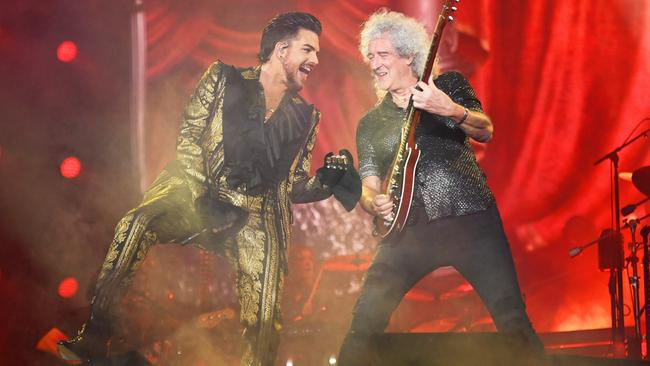 Queen and Adam Lambert could be playing bushfire benefit. Picture: Noam Galai