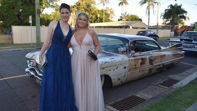 Hannah and Bijou at the Maleny State High School formal on November 16, 2022. Picture: Sam Turner