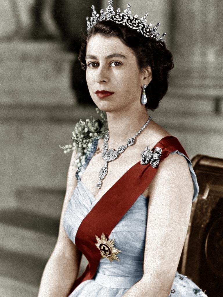 The Queen in February 1952 when she acceded to the throne. Picture: Apic/Getty Images.