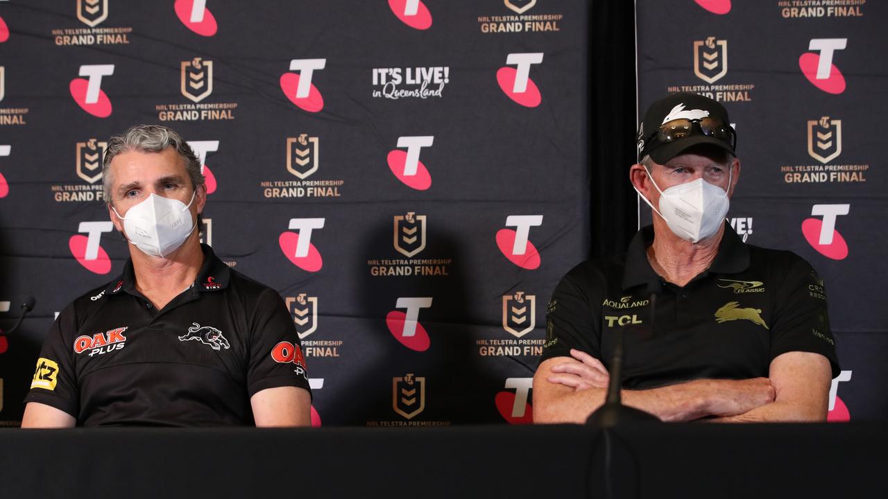 Ivan Cleary and Wayne Bennett are ready to roll with the punches. Picture: Zak Simmonds