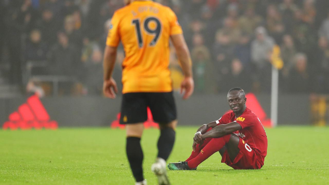 Sadio Mane went off injured for Liverpool