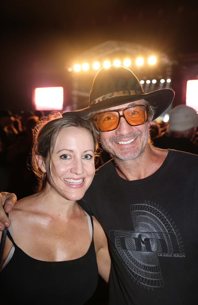 Miranda Boswerger and Warwick Boswerger at the Lookout Festival 2024 at Broadwater Parklands for Gold Coast at Large. Picture, Portia Large.