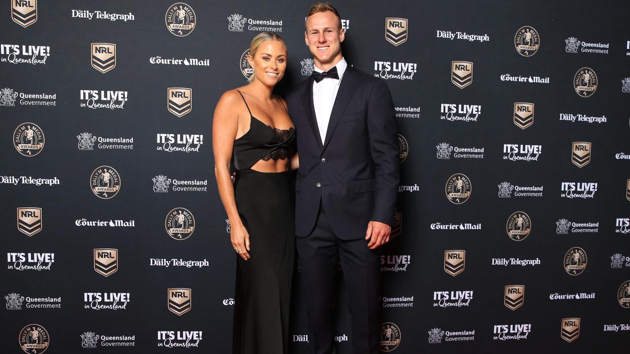 Daly Cherry-Evans and Vessa Rockliff. Picture: Zak Simmonds