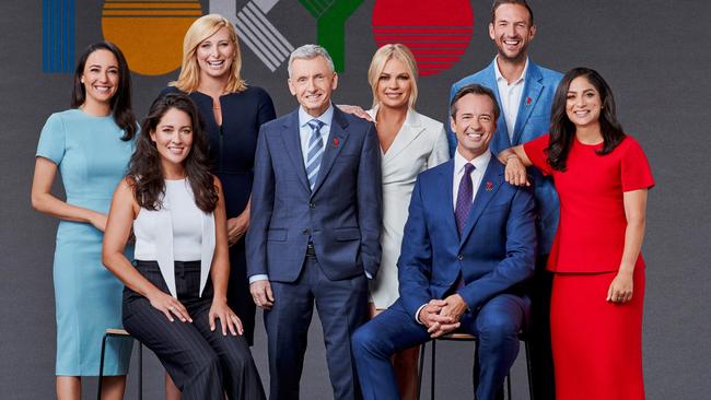 The Channel Seven team for the Olympic Games.