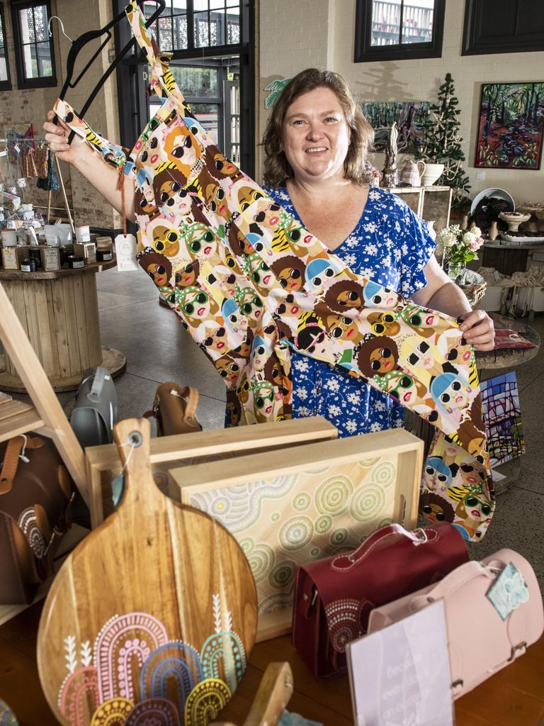 The money made from the Mosaic Hues gift shop will fund the social enterprise’s education programs. Picture: Nev Madsen.