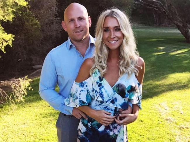 Brett Sheehan has been charged over an alleged domestic incident involving his wife Laura. Picture: Facebook