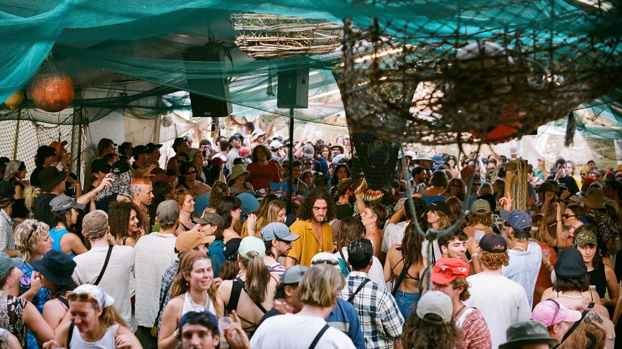 Hopkins Creek, in happier times. One of the country’s most popular music festivals has been cancelled due to heavy rainfall. Picture: Facebook.