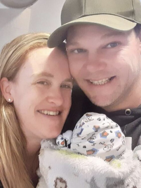 Rebecca Denton and Ashely Mcgregor are accused of criminal neglect over the death of their three week old baby. Picture: Facebook.