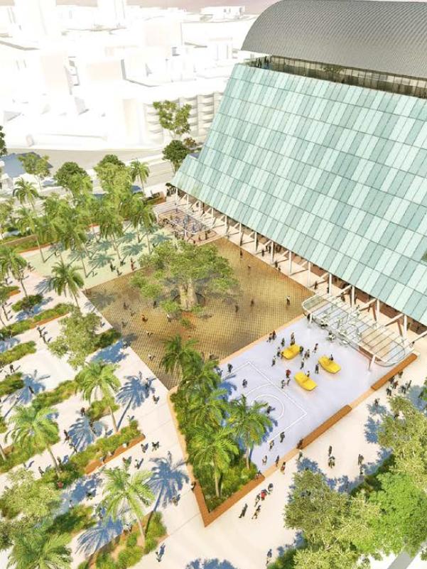 Artist impressions of Charles Darwin University's Darwin CBD campus. Picture: ARM Architecture