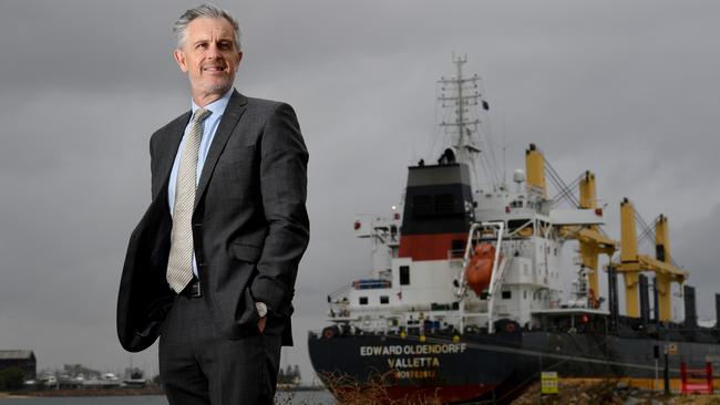 Flinders Port Holdings chief executive Stewart Lammin. ‘The future of physical port operations lies in greater integration as part of the supply chain. Our ports can drive supply-chain efficiencies within Australia.’ Picture: Tricia Watkinson