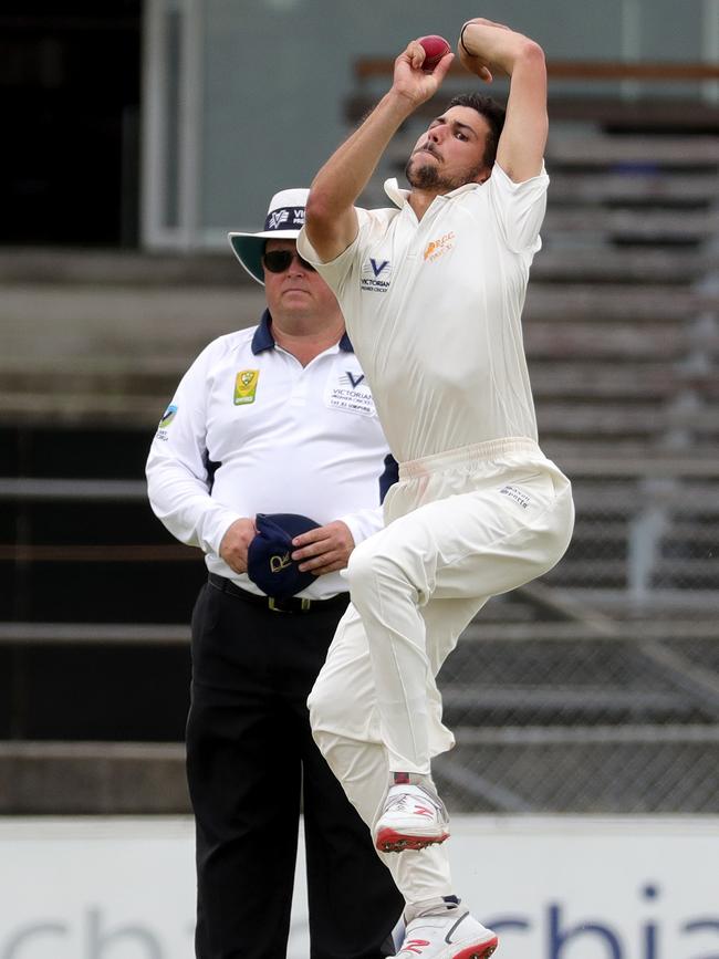 AIR SPEED: Paceman Matt Fotia has joined Glenorchy this year.