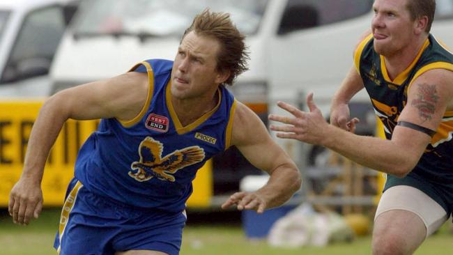 Modra in action for Encounter Bay before joining Keith. Picture: File