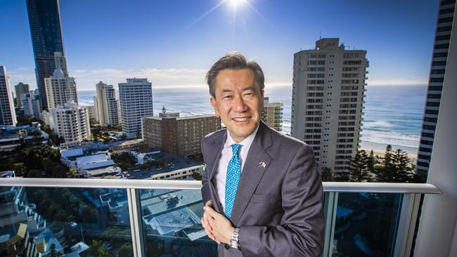 Japanese ambassador Shingo Yamagami on the Gold Coast. Picture: NIGEL HALLETT