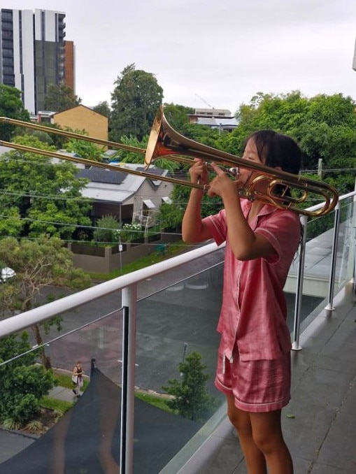 Even musical instruments are being used in the survival effort. Picture: Facebook