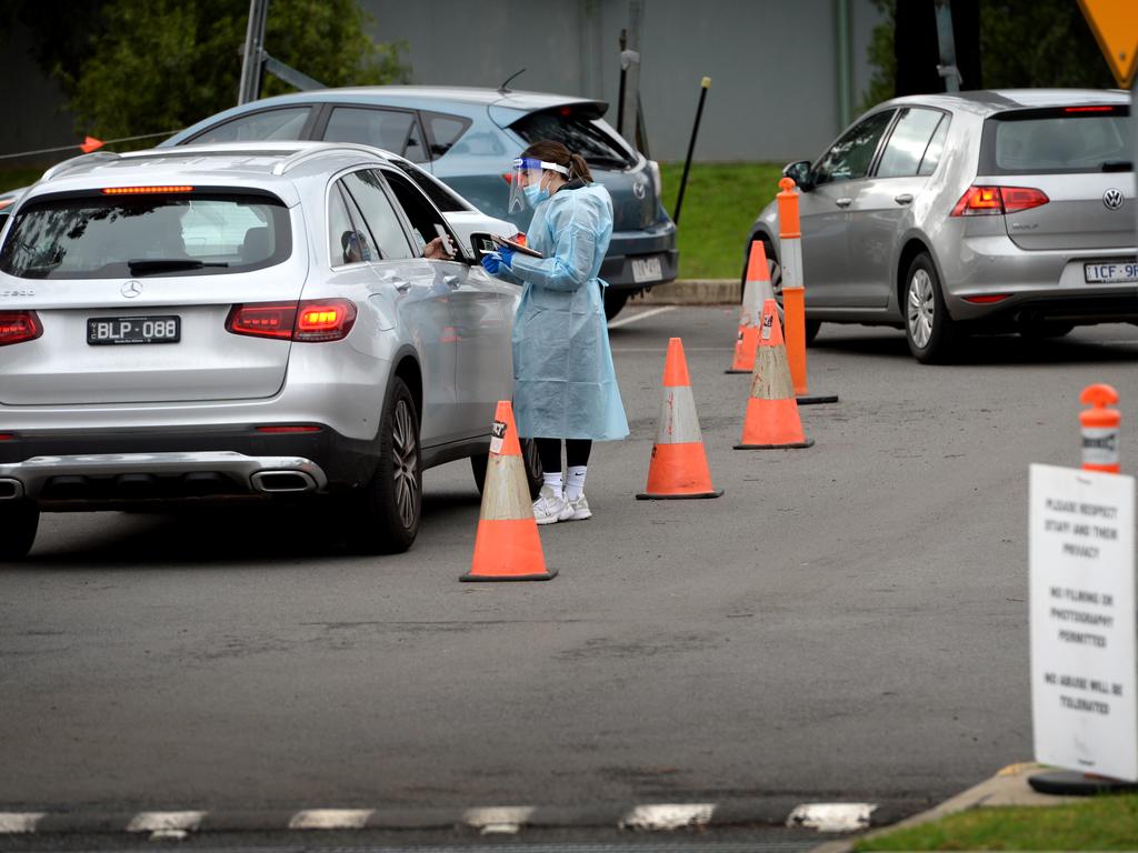 Greater demand is expected at testing sites. Picture: NCA NewsWire / Andrew Henshaw