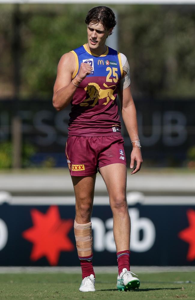 Could Chris Fagan and Brisbane pull the trigger on youngster Henry Smith for the biggest game of the year? Picture: Russell Freeman/AFL Photos via Getty Images.