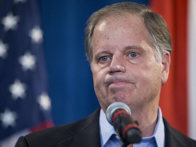 Alabama senator Doug Jones has lot his race. Picture AFP.