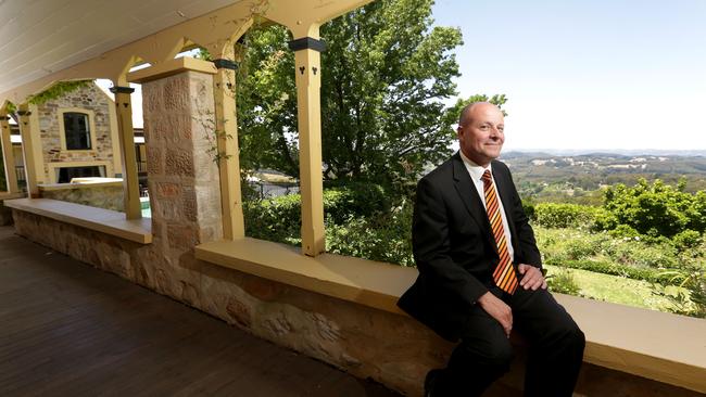 3/12/2015: Mount Lofty House General manager Tony Barradale. Mount Lofty house is a more holistic venue for conferences . Kelly Barnes/The Australian.