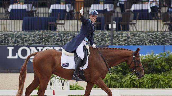 Hopeful: Andrew Hoy eyes off Olympics number eight. Picture: FEI/Liz Gregg