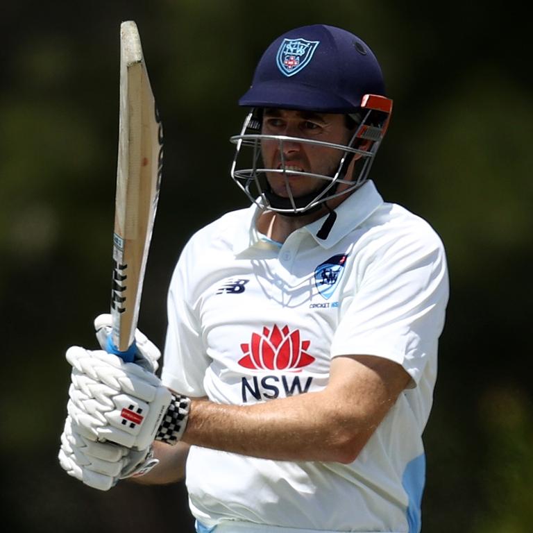 Former Test centurion Kurtis Patterson topscored for NSW with 91 against Queensland in the Sheffield Shield on Friday. Picture: Jason McCawley / Getty Images