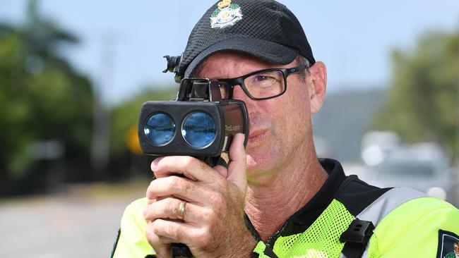 Highway Patrol Townsville's officer in charge, Senior Sergeant Robert Nalder, says there will be highly visible road operations happening across Townsville this National Road Safety Week. Picture: Shae Beplate.