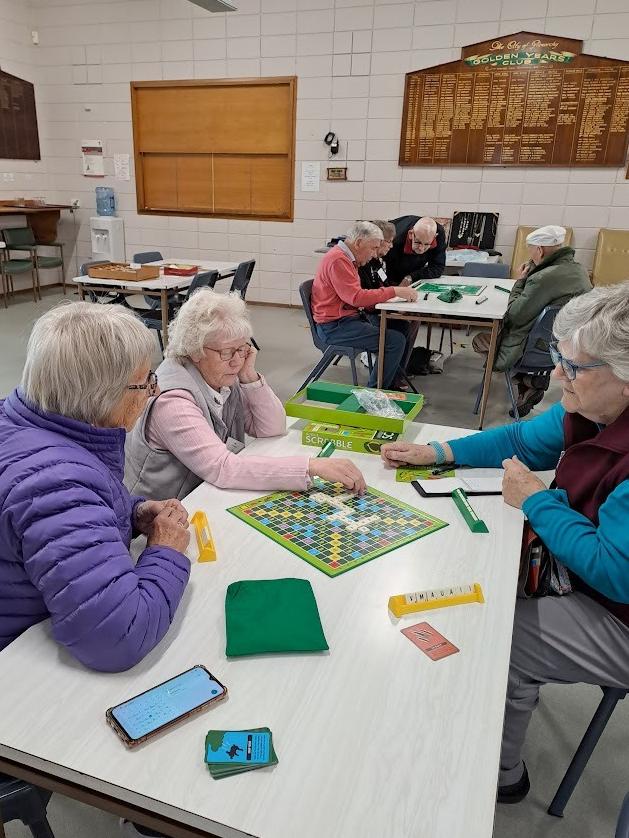 Activities at the Glenorchy Golden Years Club.