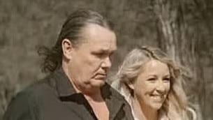 David Knowles, 63, was found dead at his home at Coopernook, south of Port Macquarie, about 3pm on Wednesday. He is pictured with his daughter Stacey Hurrell
