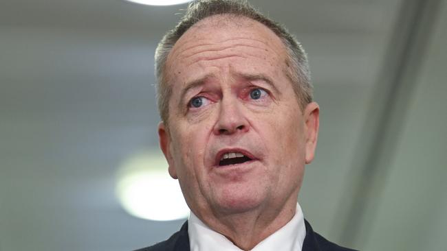 CANBERRA, Australia, NewsWire Photos. June 5, 2024: NDIS and Government Services Minister, Bill Shorten holds a door stop press conference at Parliament House in Canberra. Picture: NCA NewsWire / Martin Ollman