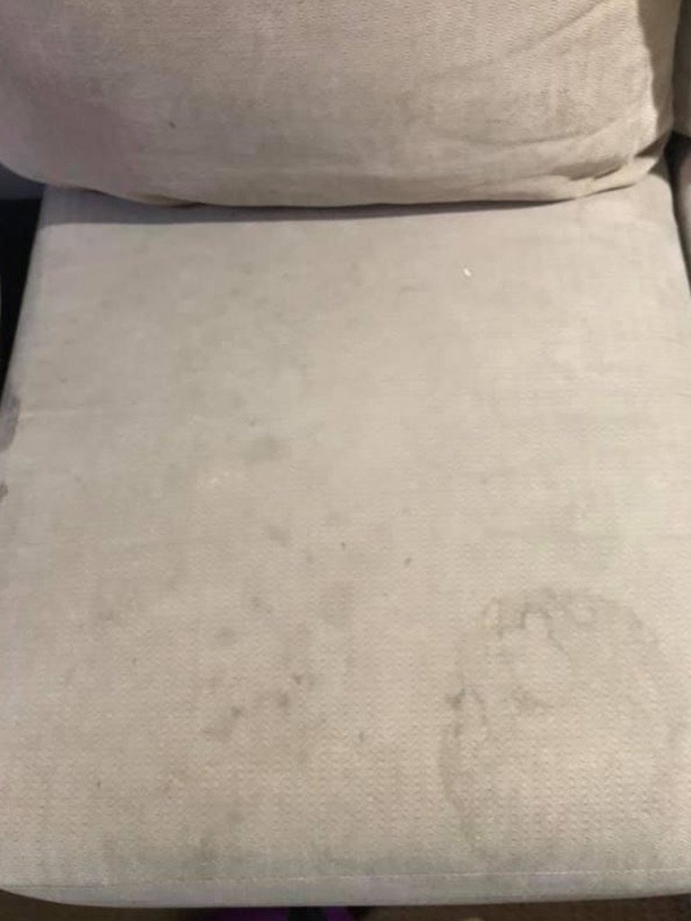 Another woman posted this lounge transformation. Picture: Mums Who Clean