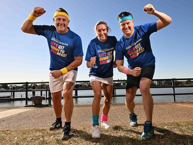 Nova 106.9/s breakfast team of Ashley Bradnam, Susie O’Neill and David "Luttsy" Lutteral. Picture: Lyndon Mechielsen