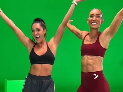 Relations between fitness influencers Kayla Itsines and Cass Olholm have soured, with Kayla’s company launching legal action against Cass. Picture: @cassolholm