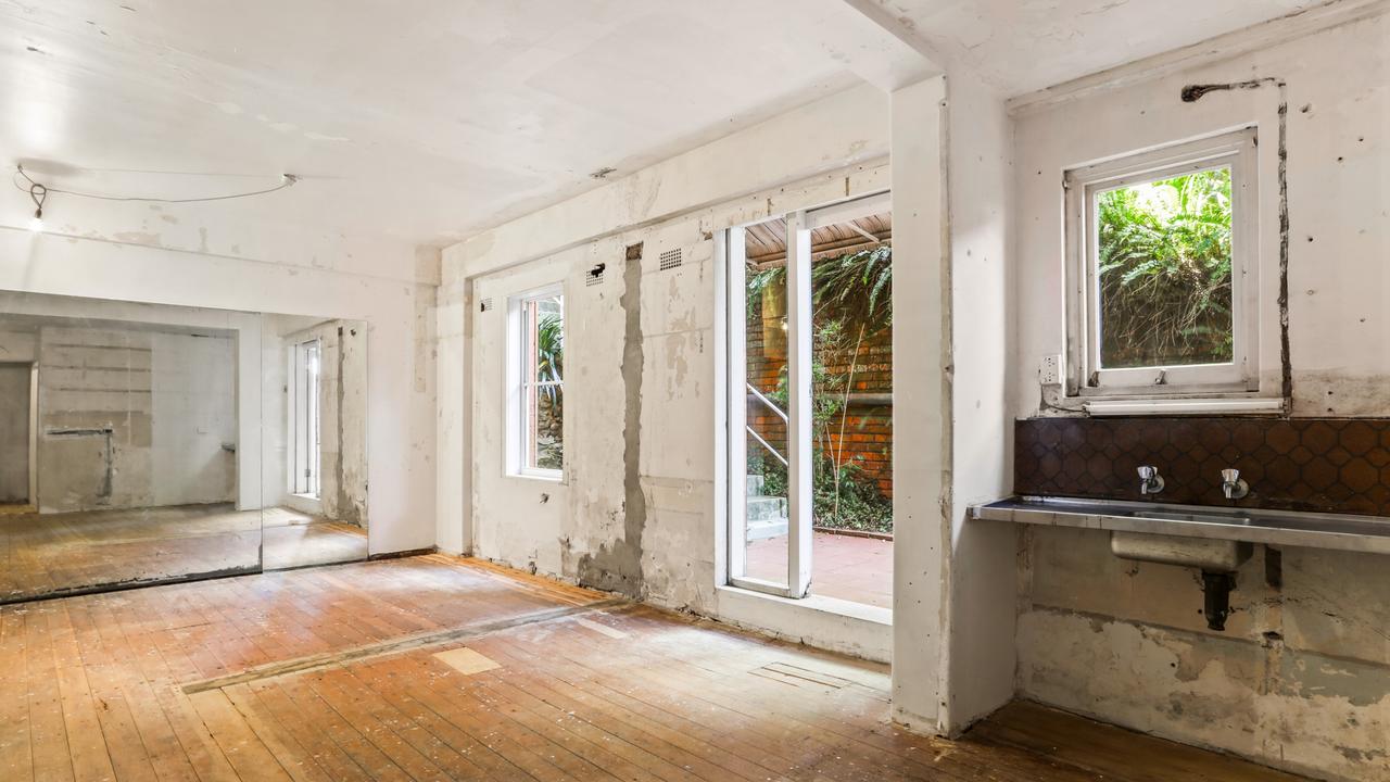 The derelict 30 sqm studio at 78 Wolseley Rd, Point Piper, is set to be transformed.