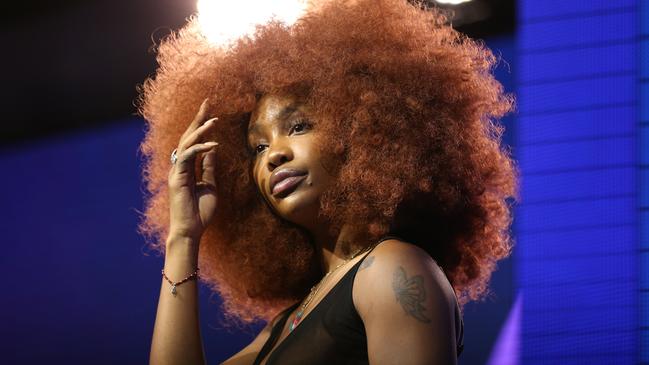 SZA is the most nominated artist of the evening, with nine. Picture: Phillip Faraone/Getty Images