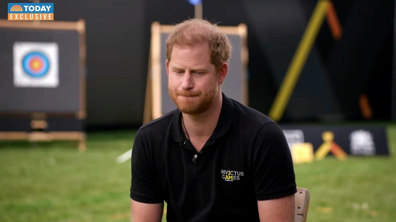 Prince Harry said he wanted to make sure the Queen is protected. Picture: Supplied