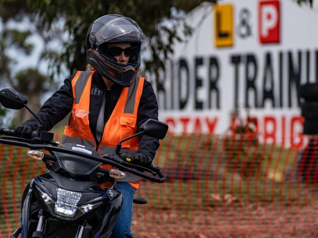 Harley-Davidson motorcyle training, Danielle Collis