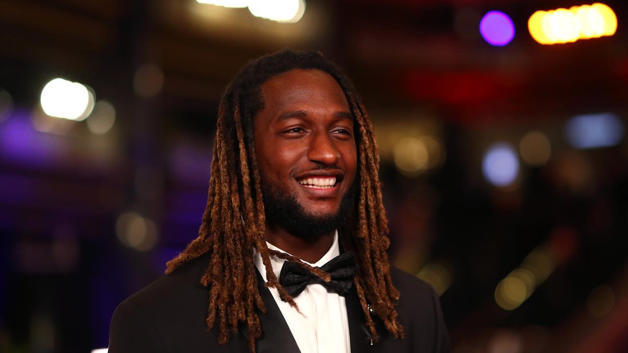 Nic Nat at the 2019 Brownlow Medal ceremony.