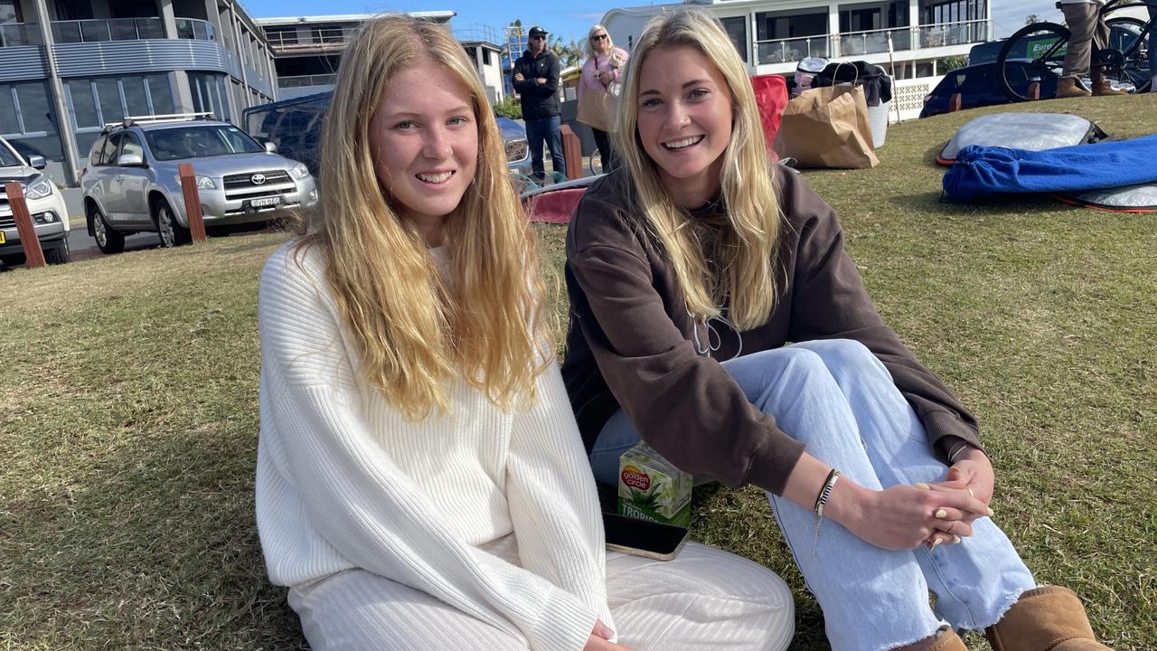 Emie Goodwin, 15, and Izzy Litta, 16, from Sydney. Picture: Savannah Pocock